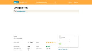 
                            5. My.alpari.com: Login - Easy Counter