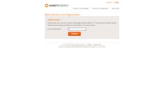 
                            10. MyAmbit Account Registration - Ambit Energy