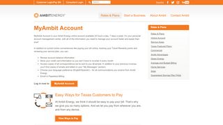 
                            3. MyAmbit Online Account 24/7 | Ambit Energy