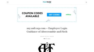 
                            4. my.anfcorp.com - Employee Login Guidance of Abercrombie ...