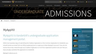 
                            1. MyAppVU | Undergraduate Admissions | Vanderbilt University