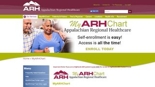 
                            2. MyARHChart | Appalachian Regional Healthcare