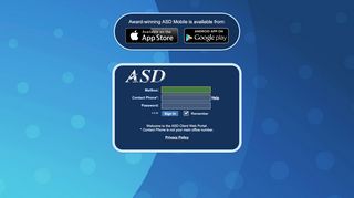 
                            2. myASD Client Web Portal Login