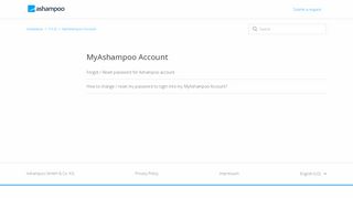 
                            7. MyAshampoo Account – Ashampoo