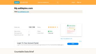 
                            2. My.asklepios.com: Asklepios Login Screen - Easy Counter