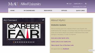 
                            2. MyAU | My Alfred University