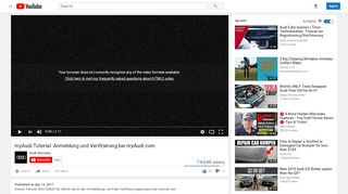 
                            1. myAudi Tutorial: Anmeldung und Verifzierung bei myAudi.com