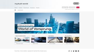 
                            10. myAudi World | Vorsprung durch Technik