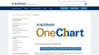 
                            2. MyAultman Patient Portal » Aultman - Aultman Hospital