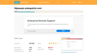 
                            8. Myawaaz.asianpaints.com: Dealer Login - Easy Counter
