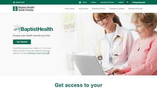 
                            10. myBaptistHealth | Patient Portal | Baptist Health South Florida