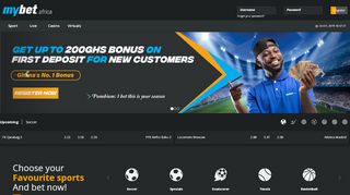 
                            4. Mybet Africa - Home of sports betting! Bet with the best odds