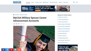 
                            2. MyCAA Military Spouse Career Advancement Accounts ...