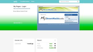 
                            5. mycampus.brownmackie.edu - My Pages - Login - Mycampus ...