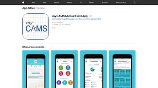 
                            3. ‎myCAMS Mutual Fund App on the App Store - apps.apple.com