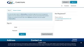 
                            8. MyCaseWare - Sign In