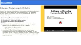 
                            4. my.ccpsnet.net - Google Sites