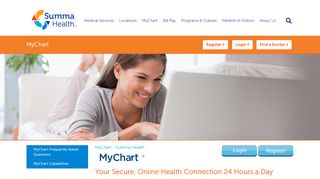
                            6. MyChart 24-Hour Health Connection | Summa Health