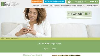 
                            2. MyChart Information | Pine Rest Christian Mental Health Services