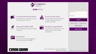 
                            5. MyChart - Login Page - CHRISTUS Health