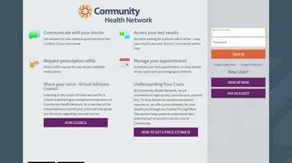 
                            11. MyChart - Login Page - Community Health Network
