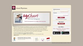 
                            2. MyChart - Login Page - IU Health