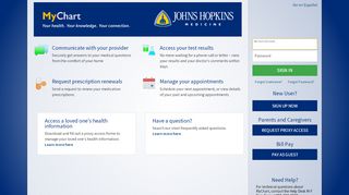 
                            2. MyChart - Login Page - Johns Hopkins Medicine