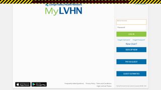 
                            8. MyChart - Login Page - LVH