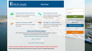 
                            10. MyChart - Login Page | MUSC Health - Charleston, SC