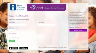 
                            2. MyChart - Login Recovery Page - Akron Children's …