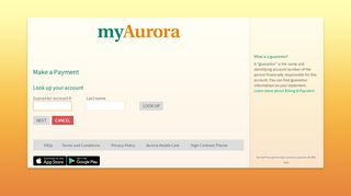 
                            11. MyChart - Make a Payment - my.aurorahealthcare.org