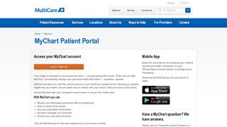 
                            10. MyChart | MultiCare