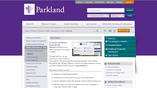 
                            10. MyChart | Parkland Health & Hospital System