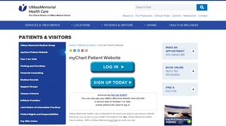 
                            5. myChart Patient Website - - UMass Memorial Health Care