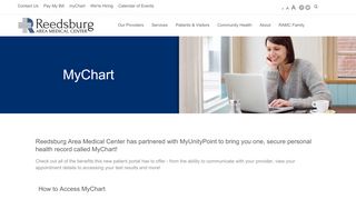 
                            3. MyChart | Patients & Visitors | Reedsburg Area Medical Center ...