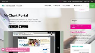 
                            2. MyChart Portal MA & RI | Online Medical Records - Southcoast Health