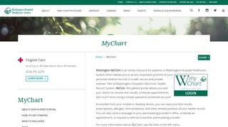 
                            9. MyChart | Washington Hospital Healthcare System