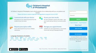 
                            2. MyCHOP: Your Secure, Online Health Connection | Children's ...