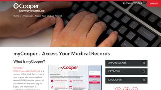 
                            3. myCooper - Access Your Medical Records | Cooper University Health ...