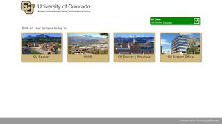 
                            10. My.CU - Campus Portal Selection - University of Colorado