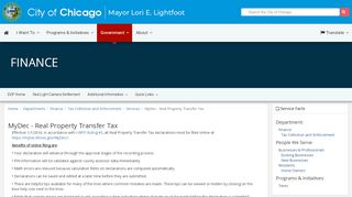 
                            4. MyDec - Real Property Transfer Tax - City of Chicago