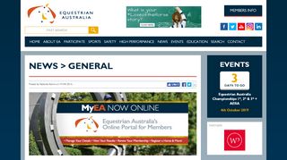 
                            3. MyEA member portal now online | Equestrian Australia