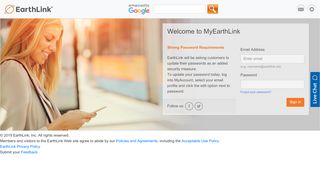 
                            4. myEarthLink Secure Login