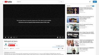 
                            9. MyEnglishLab Demo - YouTube