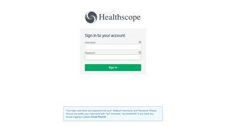 
                            6. myess.healthscope.com.au - Self Service AU