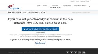 
                            9. my.FBLA-PBL - Activate or Login - FBLA-PBL