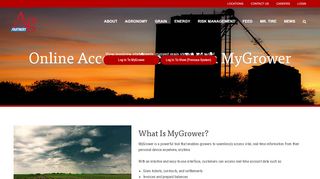 
                            9. MyGrower Login Screen - Ag Partners Coop