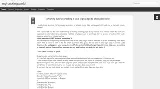 
                            8. myhackingworld: phishing tutorial(creating a fake login ...