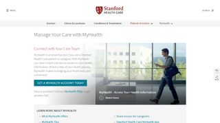 
                            3. MyHealth - Access Your Health Information | Stanford Health Care