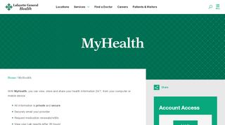 
                            1. MyHealth | Lafayette General Health